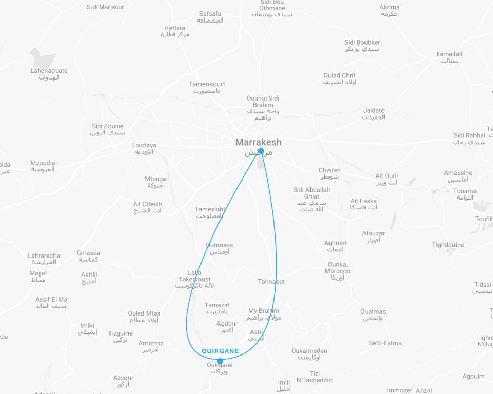 alt=”Map Marrakech”