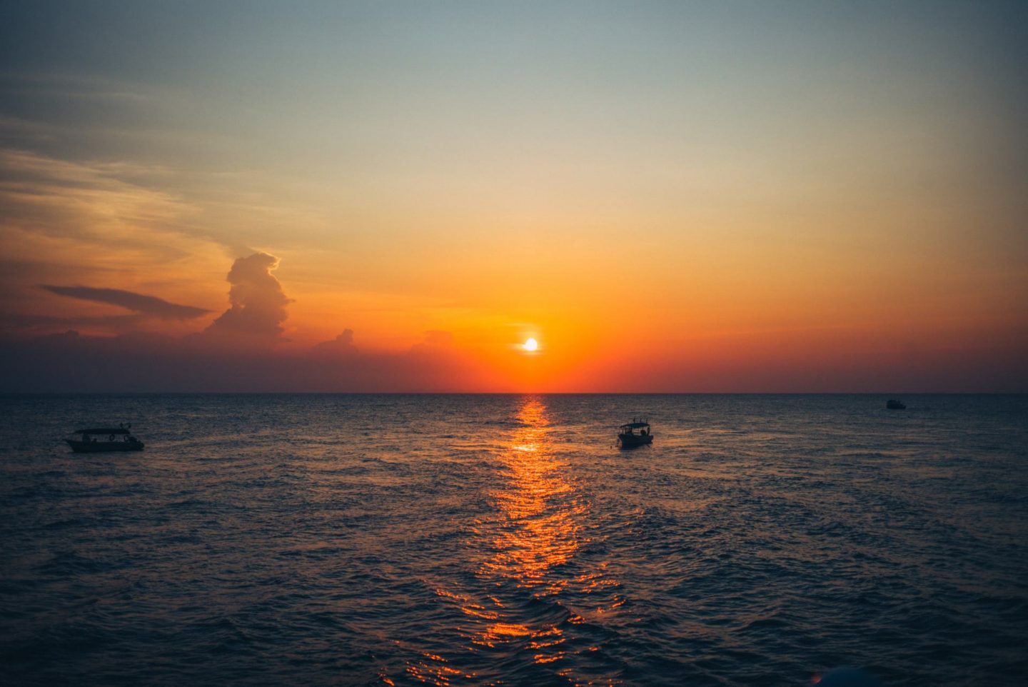 sunset at Tioman island
